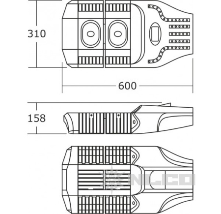 Светильник NLCO OCR160-34