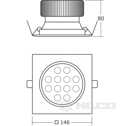 Светильник NLCO TRD14-46